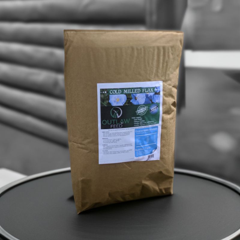 cold milled flax 25lb bag